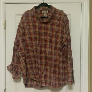 EUC plaid Free Swinging Flannel shirt